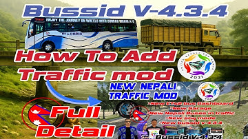 How to add traffic Mod In bus simulator Indonesia_V-4.3.4 #howtoaddtrafficmod #bussid