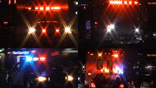 LAFD RA13 | E13 | LAPD TRAFFIC UNIT RESPONDING CODE 3 | 08-05-2024