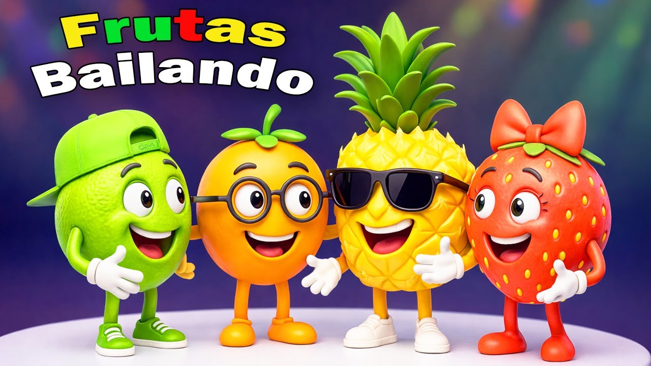 Frutas Bailando Cumbia 🍓🍍 | La Fiesta de las Frutas 🎶 | Canción Infantil Educativa