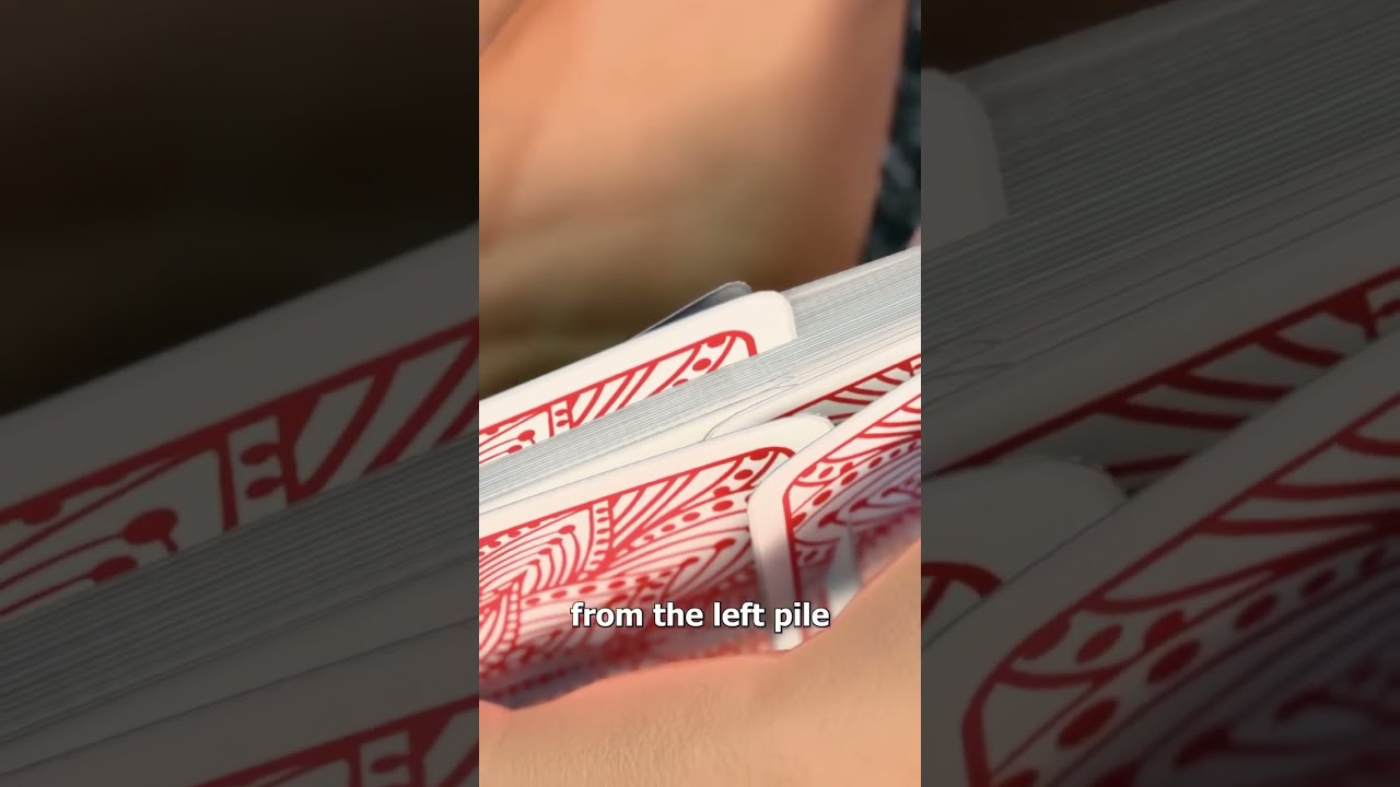 Winnig poker with the faro shuffle 😳😳😳