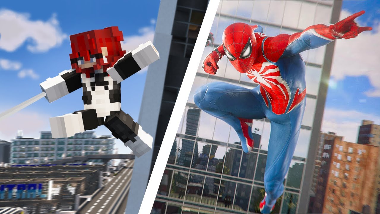 I played Spider Man 2! (minecraft)