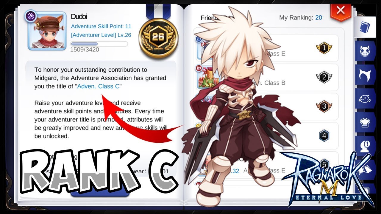 COMO FAZER A QUEST DE RANK C Ragnarok Mobile Eternal Love (ROM) YouTube
