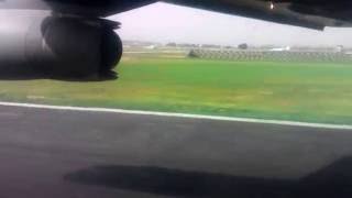 IAF  IL 76 MD landing at chandigarh airport  using thurst reversal