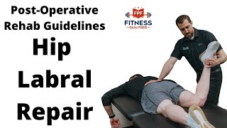 Hip Labral Repair Physical Therapy Guidelines | FAI Surgery Rehabilitation | CAM Reduction FPF E:45