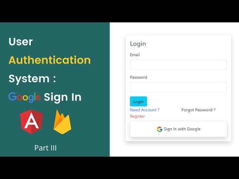 Login with google | Angular tutorial | Firebase | Part IV