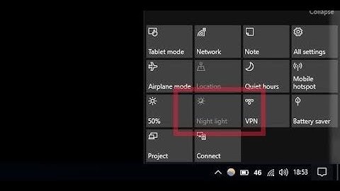 how to fix windows 10 night light