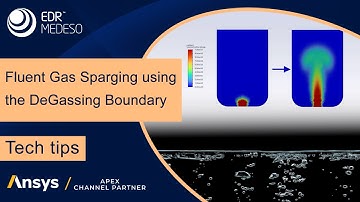 Fluent Gas Sparging using the DeGassing Boundary