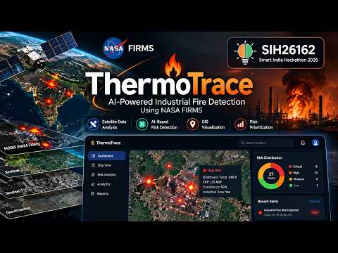 AI-Powered Industrial Fire Detection Using NASA FIRMS | SIH26162 | SIH 2026