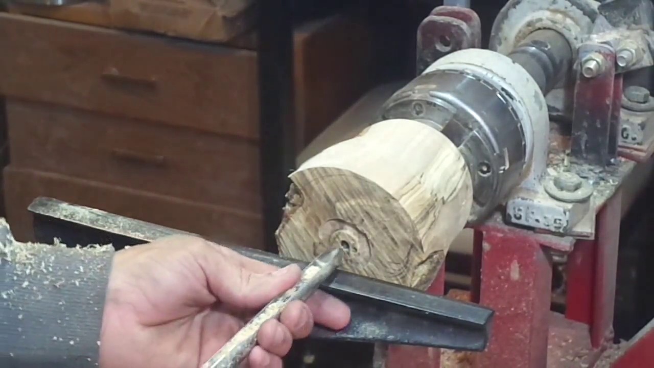 12 Copa Artistica en Madera de Olivo - YouTube