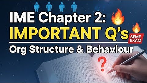 IME 2nd  chapter important questions for sem exam