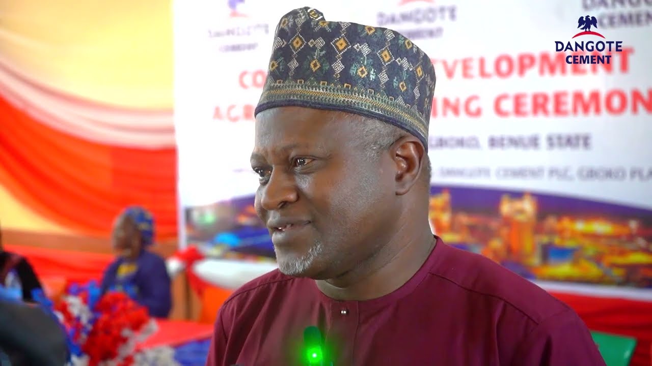 Dangote Cement Gboko Community Development Agreement Signing Ceremony in Benue State (4.12.24)