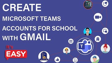 How To Create Microsoft Teams Accounts for School with Gmail | IUB || Adeeb Tech Lab || Hindi Urdu |