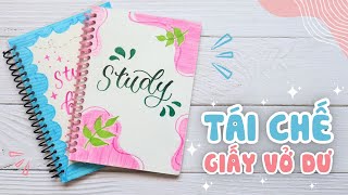 Hè Này Làm Gì | Tái Chế Giấy Vở Dư Thành Vở Mới Sau 1 Năm Học #summer #backtoschool screenshot 4