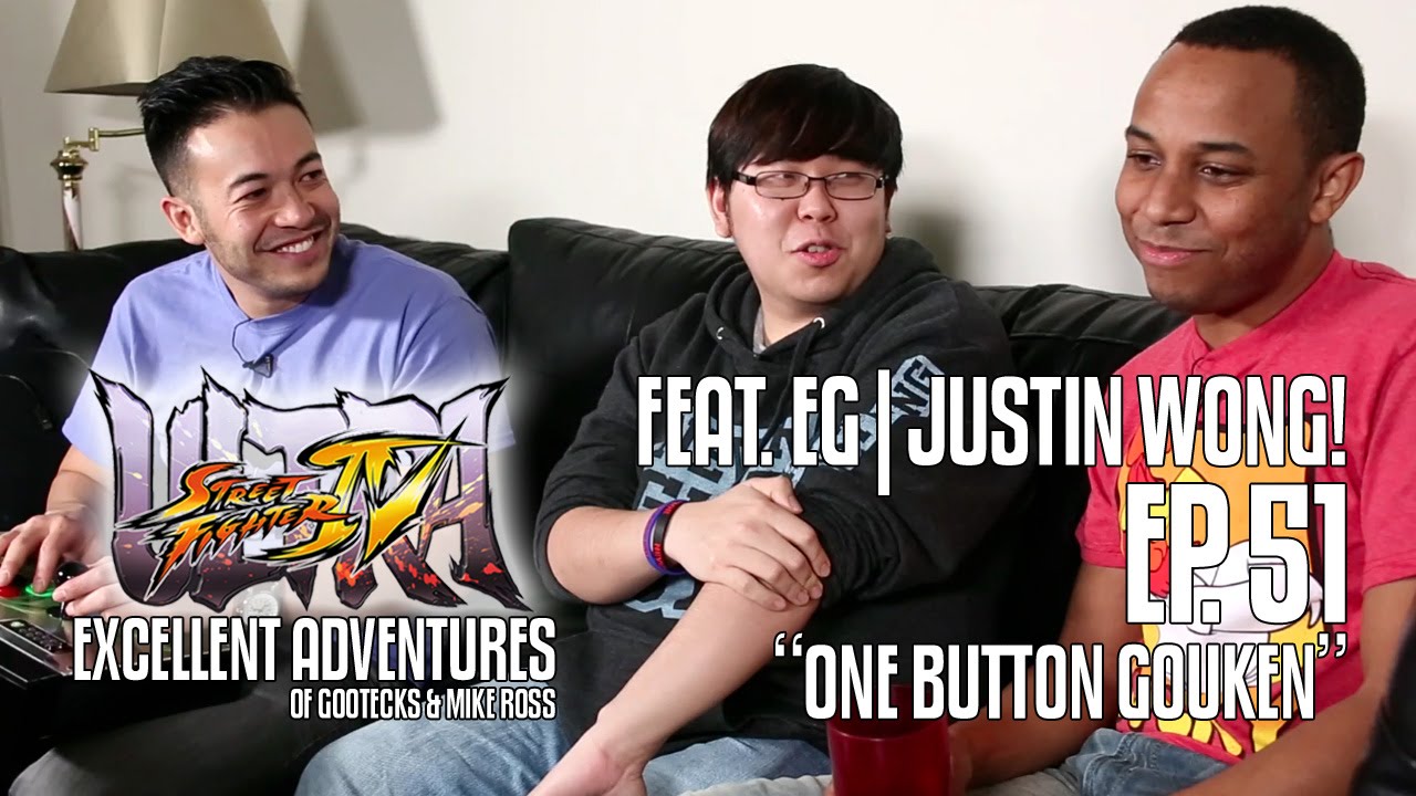 ONE BUTTON GOUKEN! Превосходные приключения Гутекса и Майка Росса при участии Джастина Вонга! Эпи...