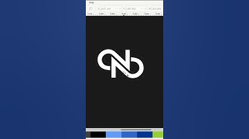 Inkscape Beginner Tutorial | Simple "N" Letter Logo #Shorts