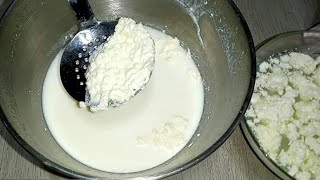 2 طرق سهلة لاستخراج اللبن الرائب والزبدة من الحليب