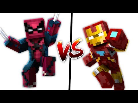 SPİDERMAN SET VS İRONMAN SET (Minecraft)