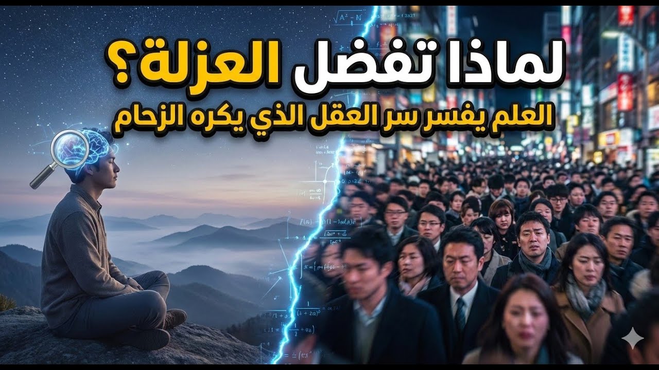 لماذا تفضل العزلة؟ العلم يفسر سر العقل الذي يكره الزحام