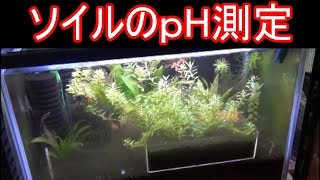 【水槽101】ソイルのｐH測定（お前らそこに並べ!）