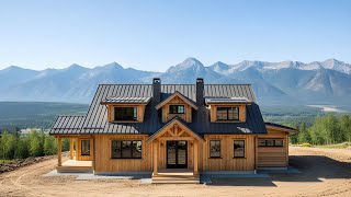 Family Builds an Amazing Log House Deep in the Alaska Start to Finish by‪@MontanaHaven