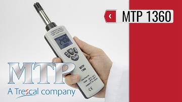 MTP 1368 - Thermo-Hygrometer (product video presentation)