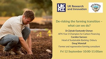 De-risking the farming transition – what can we do?