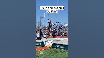 Pole Vaulting Can Be Really Unexpected😂 #polevault #funny #shorts #fails #shortvideo #viralvideo