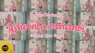 Alfina Nindiyani -  Asholatu ‘alanabi ( Video Lirik)