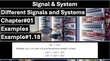 Signals & Systems | Chapter#01 | Example#1.18 | Transformation of Independent Signals | ALAN WILLSKY