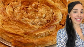 Greek Cabbage & Feta Pie: Lahanopita