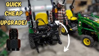 How to Fix Jerky/Fast Compact Tractor Hydraulics! 1025R Top & Tilt FIX for Summit Hydraulics Kit!