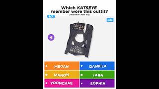 how many did you guess? 😸 guess the KATSEYE member by the outfit! (Beautiful Chaos Era) #kahoot