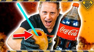 Cool Trick With Balloons and Coke. TKOR Test Frozen Soda With Liquid Nitrogen And Water Balloons!