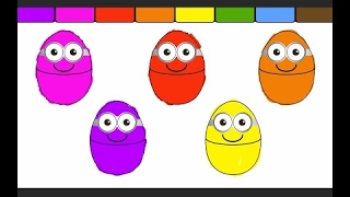 Learn Colors With This Fun Egg Coloring Page