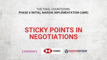 STICKY POINTS IN NEGOTIATIONS