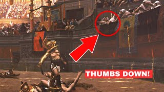 Famous The Famous “THUMBS DOWN” Gesture Didn’t Mean DEATH For Roman GLADIATORS! Profile