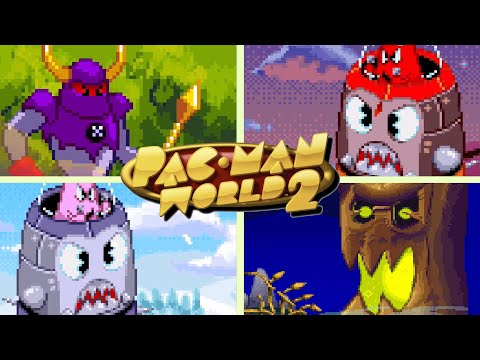 PAC-MAN WORLD 2 (GBA) - All Bosses - YouTube