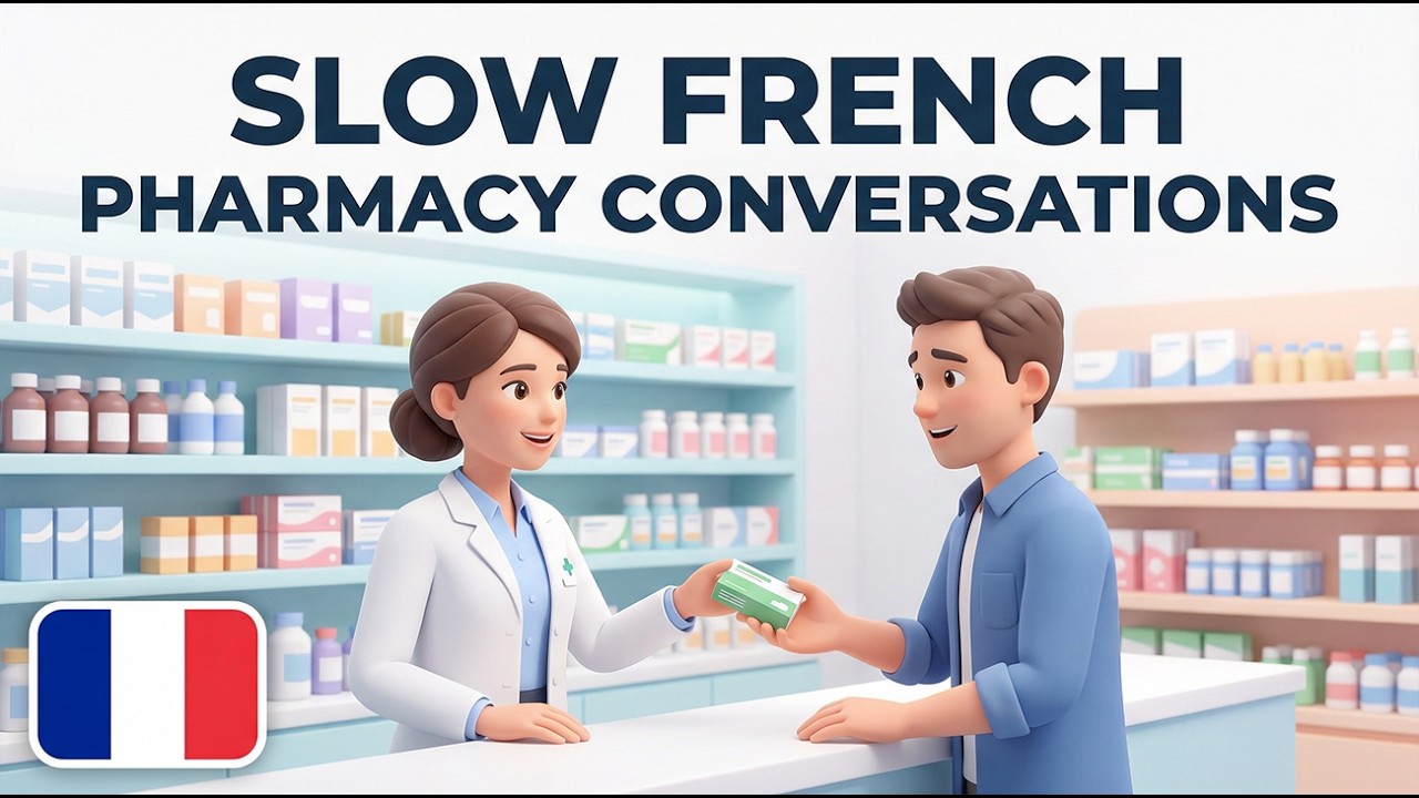 French for Beginners: Pharmacy Phrases You MUST Know 💊 | Slow French