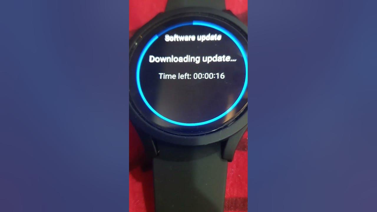 Samsung Galaxy Watch 4 Software Update 