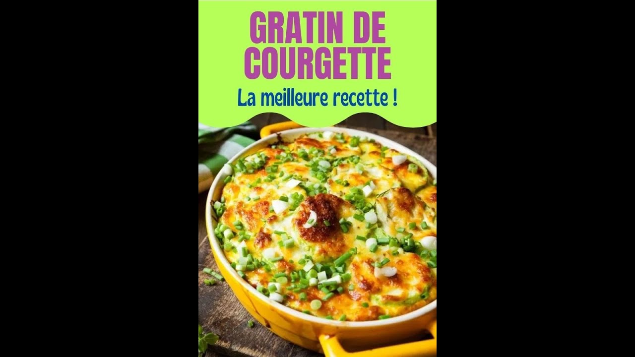 Gratin De Courgettes Au Four #shorts