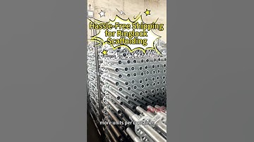 Scaffolding Import Nightmare? ① Compact Design ② Fast Shipping ③ Zero Customs Hassles #scaffolding