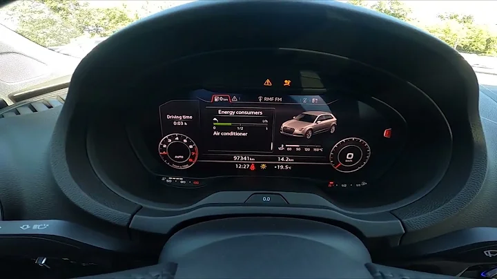 How to Check Alerts on Speedometer Display in AUDI A3 8V ( 2012 – 2020 )