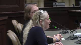Pulaski County GOP Chair Lori Justice testifies about the Paper Ballot Canvassing effort