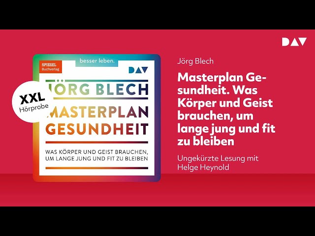 Thalia - Buchtipp "Masterplan Gesundheit" von Jörg Blech