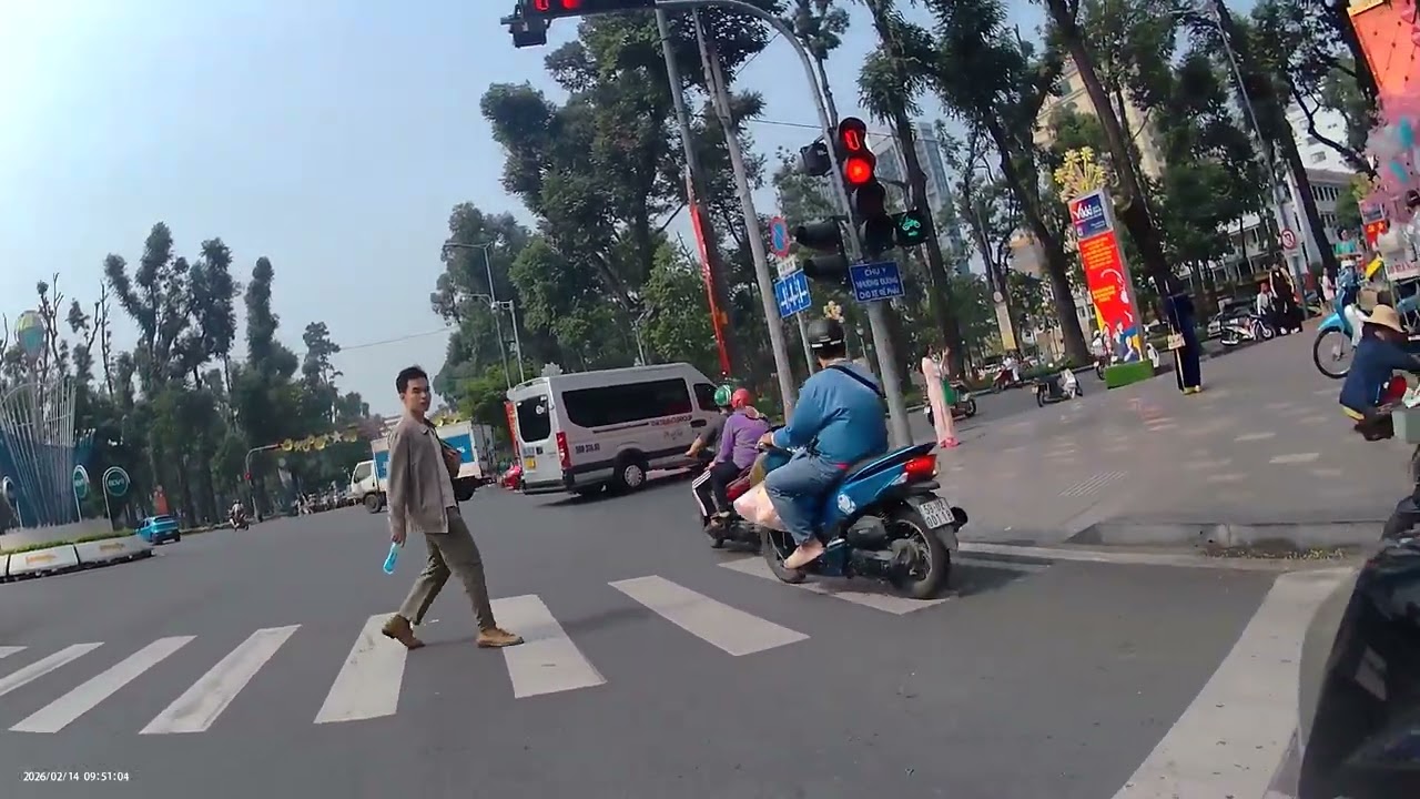 Phần 5 Sáng 26 tết âm lịch Ba cha con đi giao quanh thành phố HCM 14/02/2026