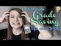 So You've Done NO Revision? This Video Could SAVE YOUR GRADES! | Last Minute Revision Tips 2018!