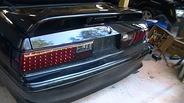 LED Tail Light Install In A Ford Foxbody Mustang
