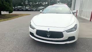 2016 Maserati Ghibli S Sedan White Maserati Ghibli White Interior