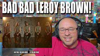 BAD BAD LEROY BROWN | Bass Singer Cover | Geoff Castellucci | Jim Croce | REACTION