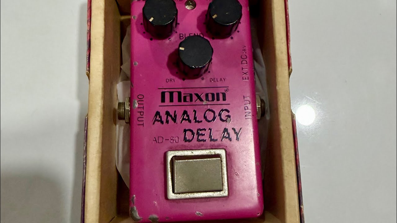 ギター maxon AD-80 ANALOG DELAY Maxon AD-80 Analog Delay Original Vintage Guitar Effect Pedal